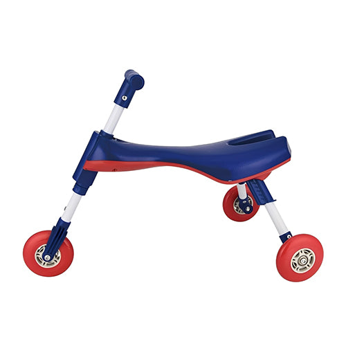 Rolling Bug Blue on Red