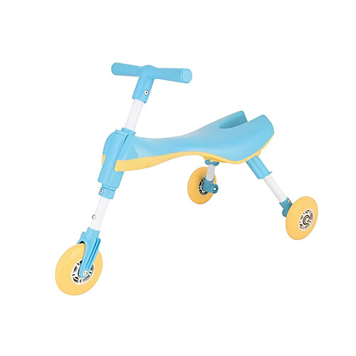 Rolling Bug  Sky Blue on Yellow