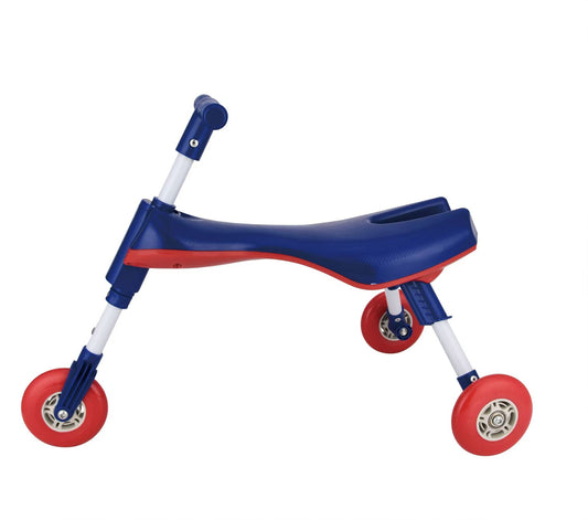 Rolling Bug Blue on Red